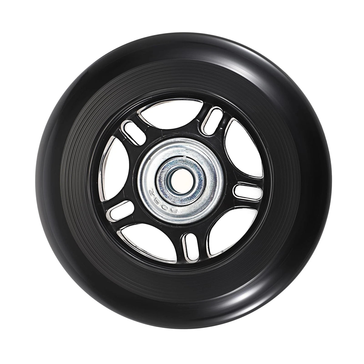 OwnMy 75mm x 23mm Luggage Wheels Replacements Set of 2 / 2.95", Black