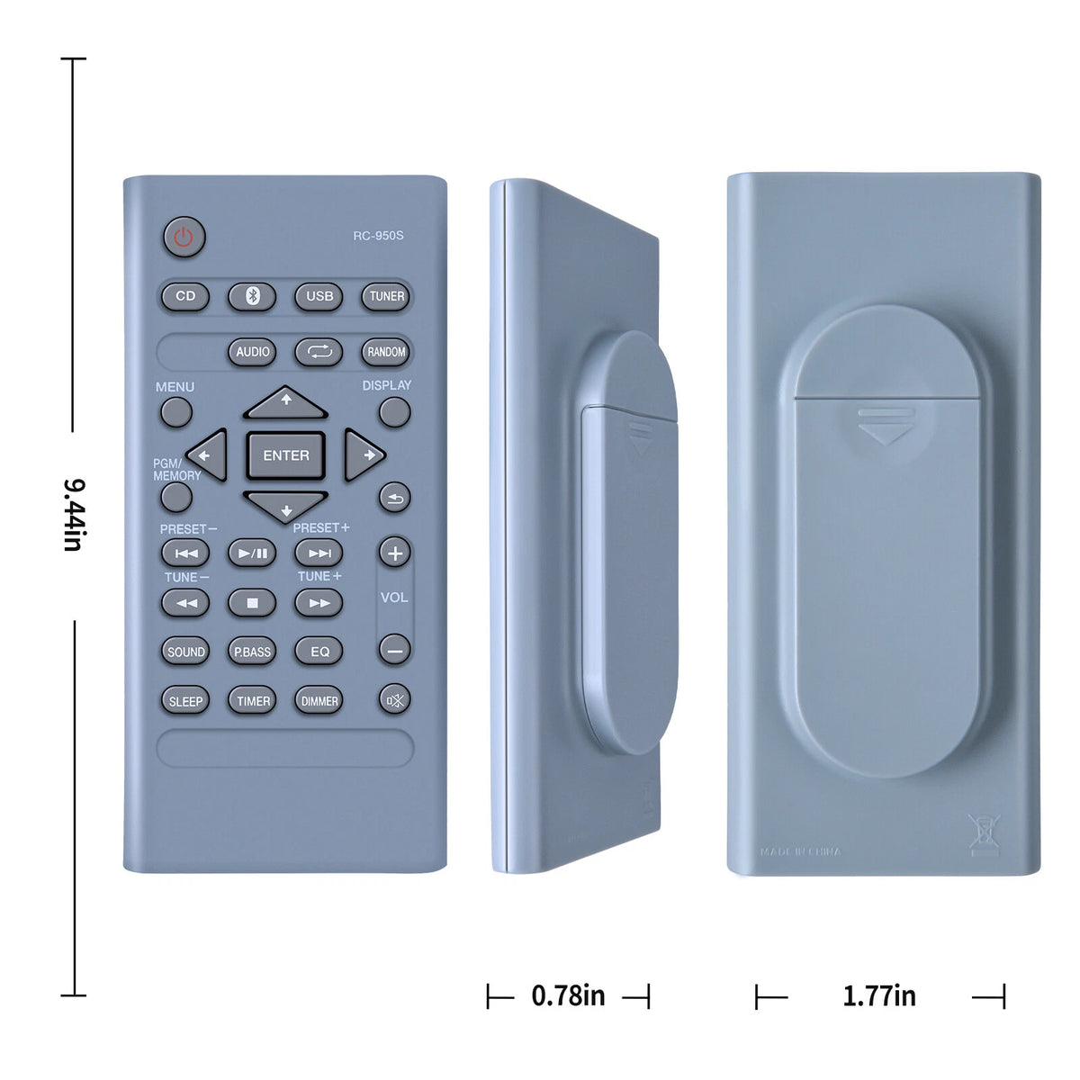 RC-950S Remote Control For Pioneer CD Receiver System X-CM56 X-HM26 X-SMC02