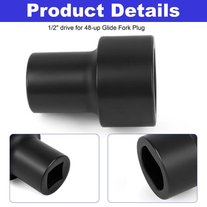 16-0630 Fork Tube Plug Socket Wrench Tool for Select Harley-Davidson Motorcycles
