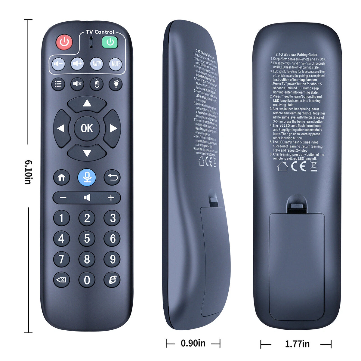 Replacement Remote Control For EVPAD 5 5P 5S 6P 6S TV Box