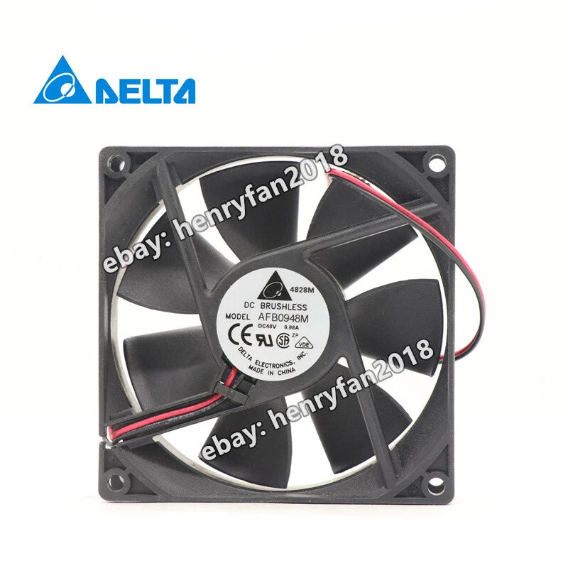Delta fan AFB0948M DC 48V 0.08A 2wires 92*92*25mm Inverter fan / CPU Cooling fan