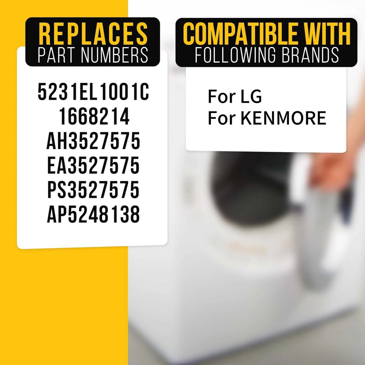 1× PS3527575 Dryer Lint Filter Direct Replacement For Kenmore 796.61422410 Dryer