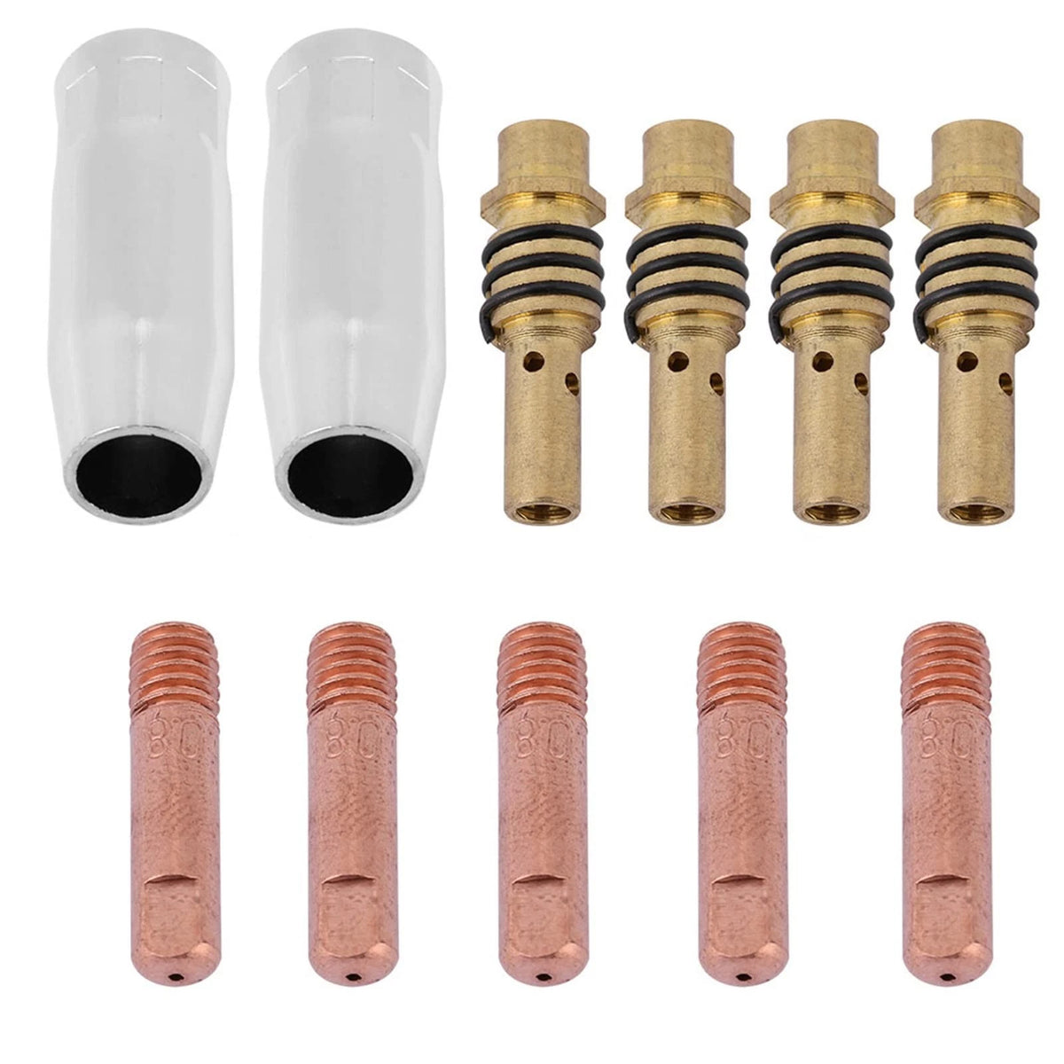 Chicago Electric Welder Parts,Boxwizard 030 Welding Tip 11Pcs 15ak, Bronze