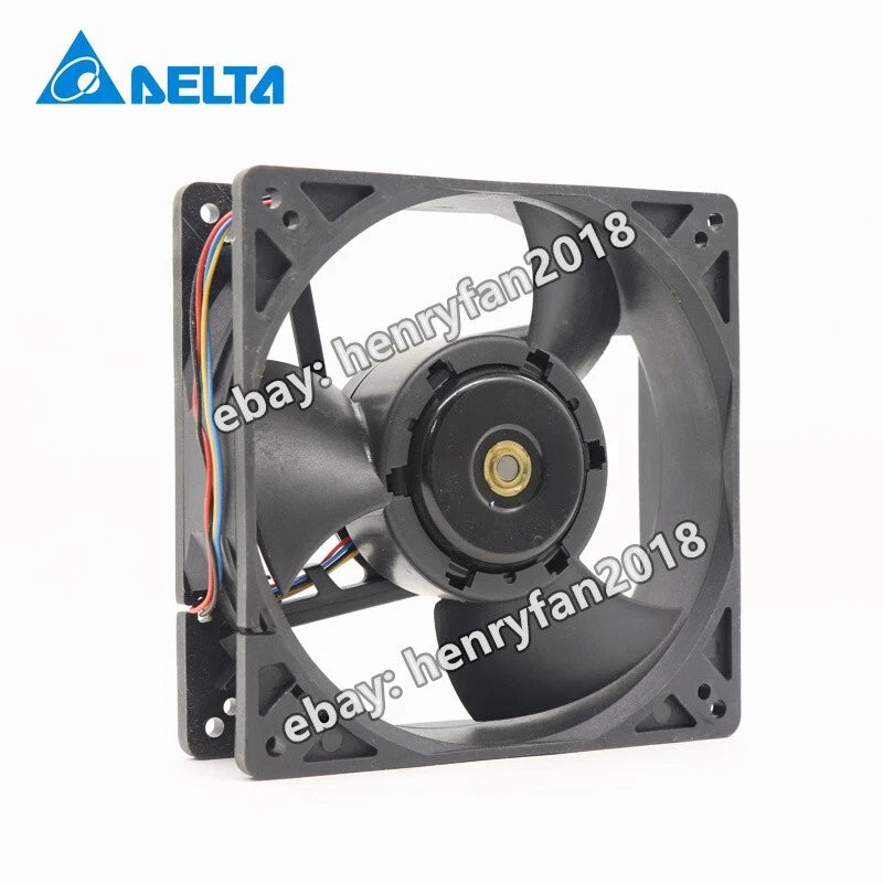 Delta Fan EFB1312SHE 12VDC 2.76A 127*127*38MM 4-Wire Axial Cooling Fan