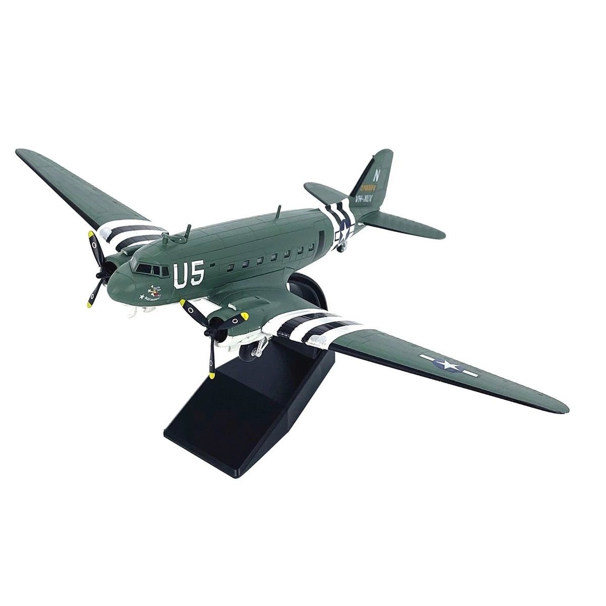 USAAF Douglas C-47 Skytrain 1/100 Scale Alloy Model Transport Aircraft Display