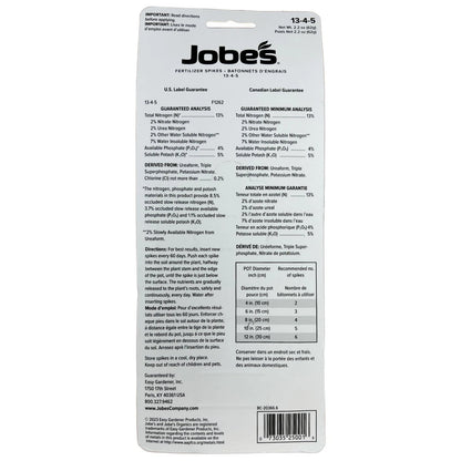Jobe's 5001T Houseplant Fertilizer Food Spikes, 50 Pack