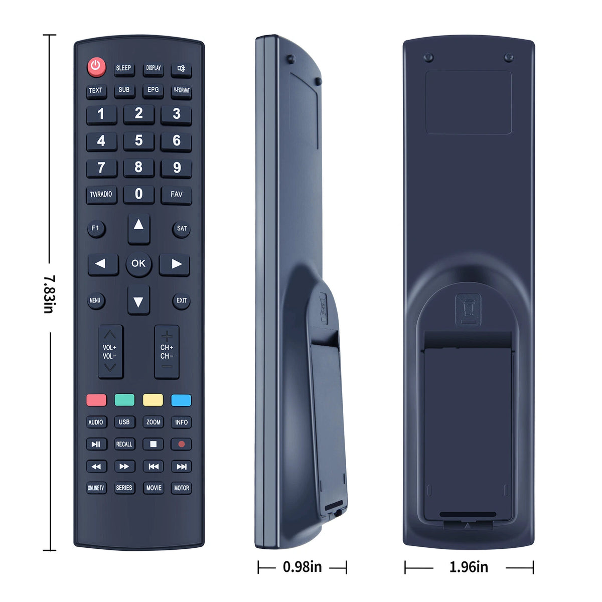 For ISTAR IPTV Replace Remote Control A9700 A9000 A8000 Zeed444 A1600 A8500
