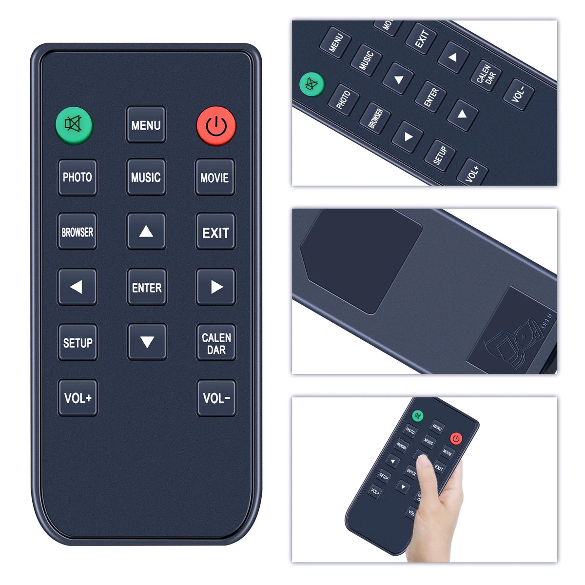 Remote Control For KECAG 10.1 Inch Digital Picture Frame 1028