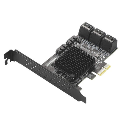 8-Port SATA 3.0 PCI Express Expansion Card PCI-E Controller 6G Adapter for HDD