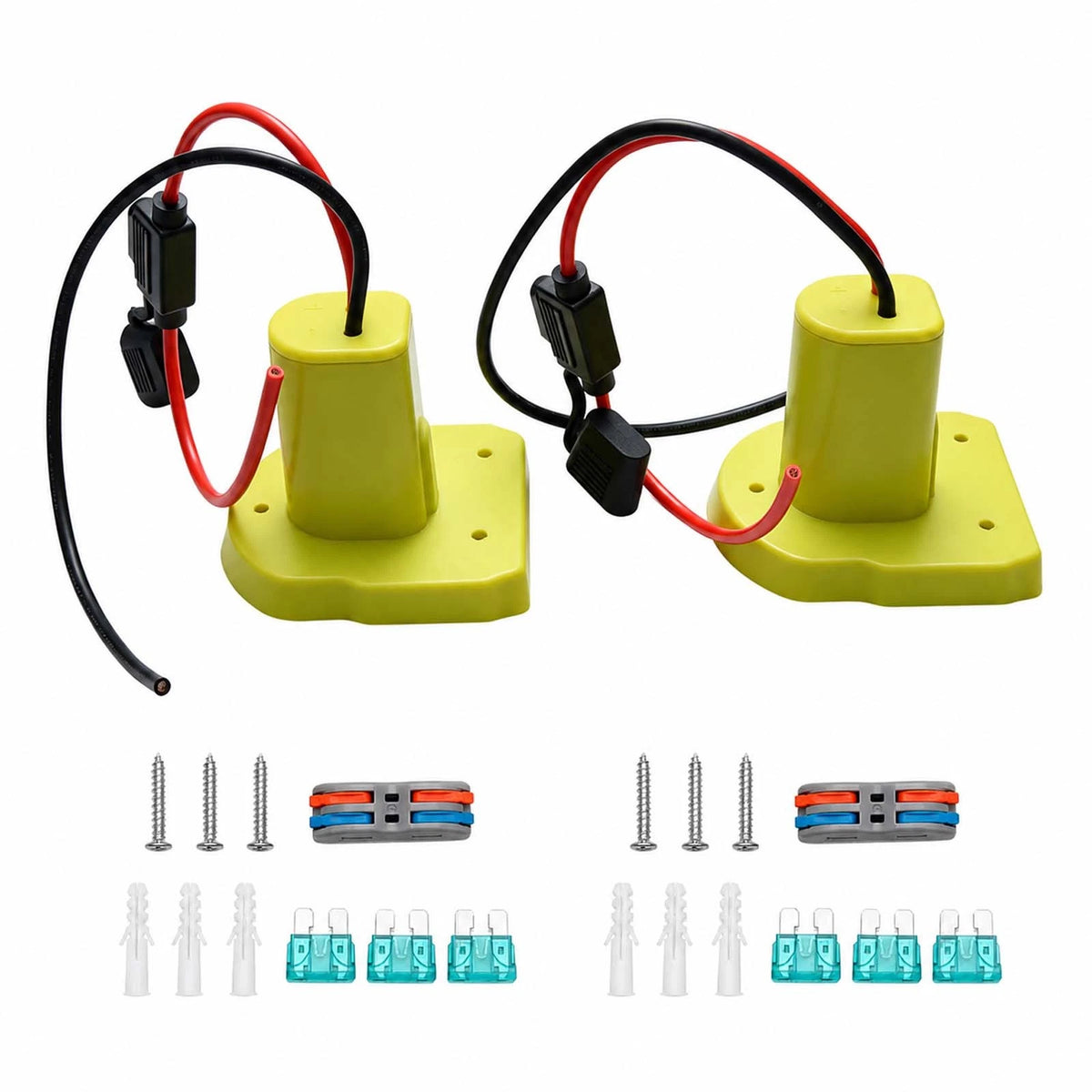 Fits for Ryobi 18V Battery Adapter Conversion Kit Mini Pump 12V with 30A Fuse