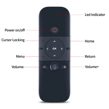 M8 Air Mouse Google Voice Remote Control With 2.4G Mini Wireless Keyboard