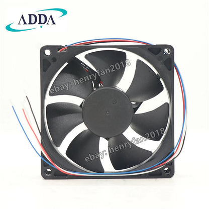 ADDA AD0912UX-A7BGL Axial Fan 12V 0.5A 92*92*25MM 4wire Desktop Case Cooling Fan