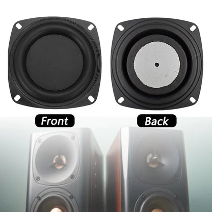 LHMYTREE 2 PCS 4-Inch Woofer Vibrating Membrane,Bass Loudspeaker Passive...