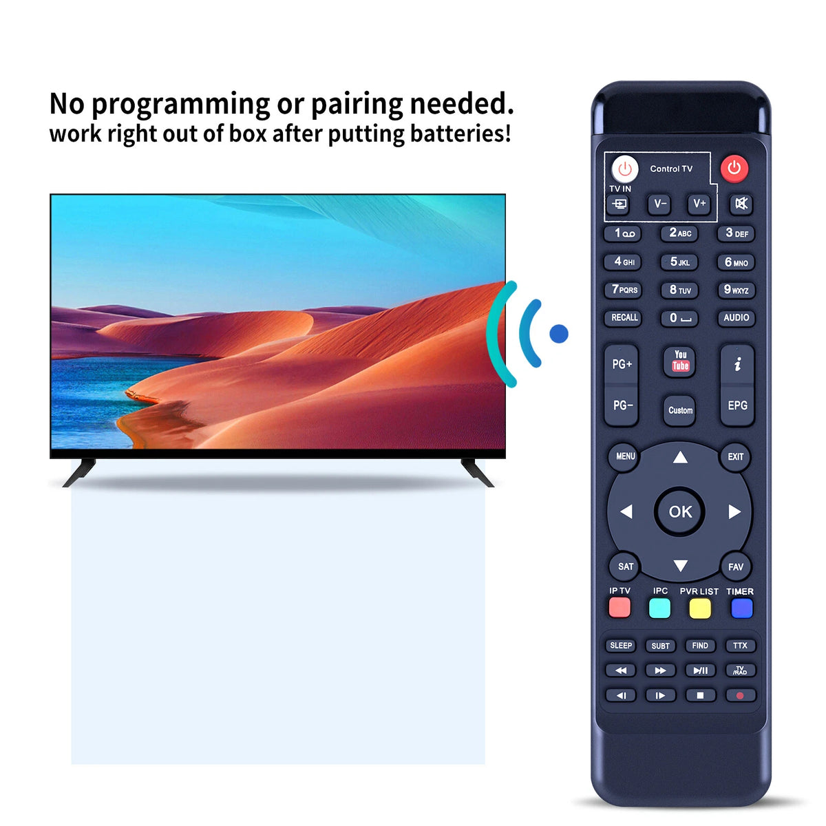 Remote Control For FreeSat GTmedia V8 Super V8 Golden V8 Nova V9 Pro
