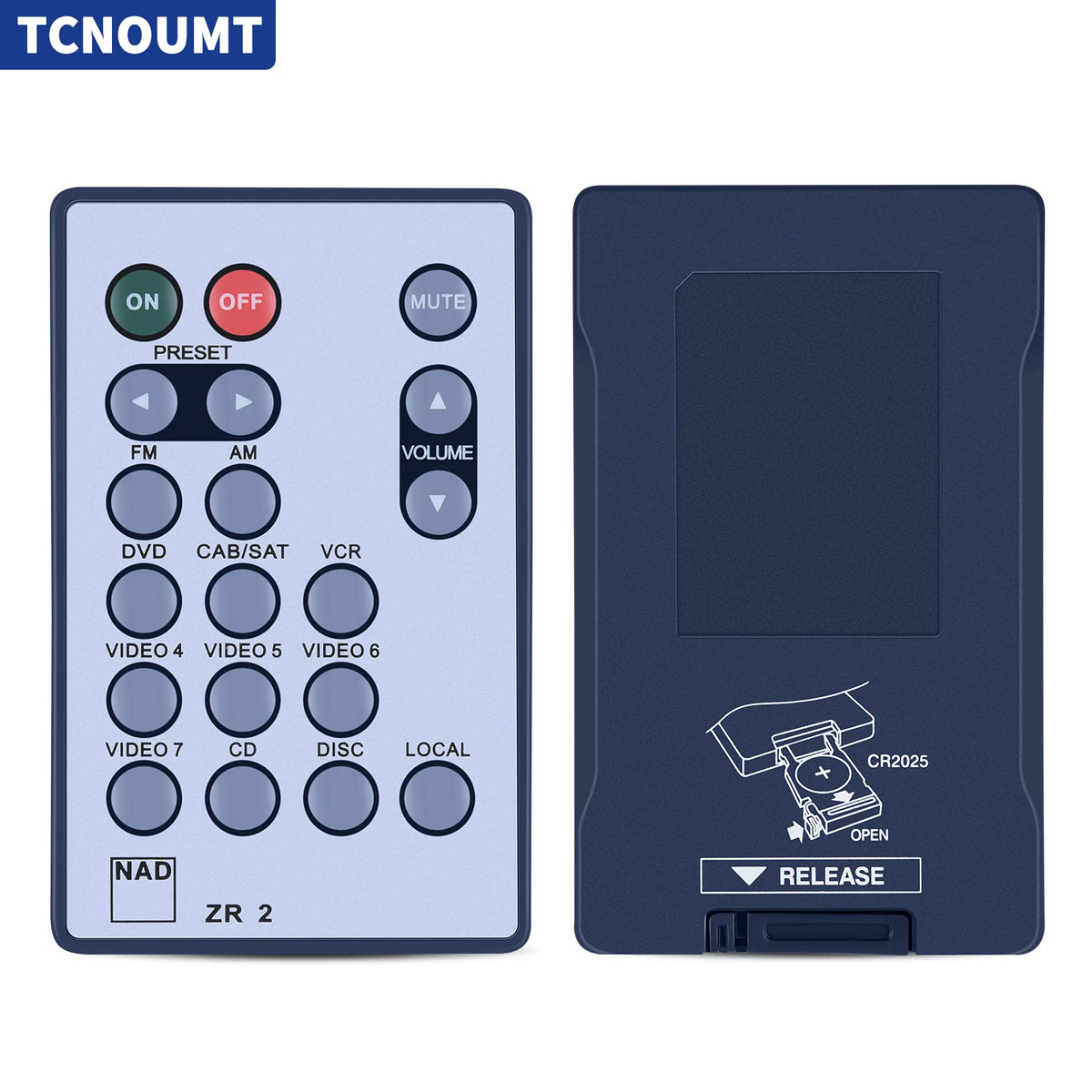 ZR 2 ZR2 Remote Control For NAD Zone 2 Sound Stereo AV Receiver T175 T773