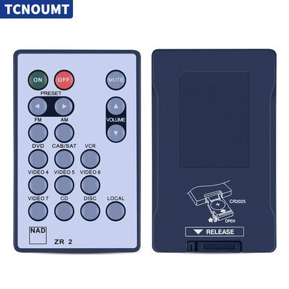 ZR 2 ZR2 Remote Control For NAD Zone 2 Sound Stereo AV Receiver T175 T773