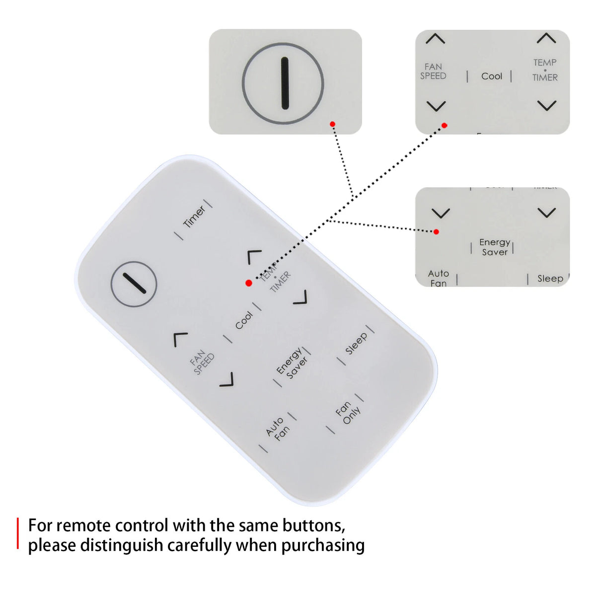 KEN001 Replace Remote Control For Frigidaire Kenmore 5304495111 5304476181
