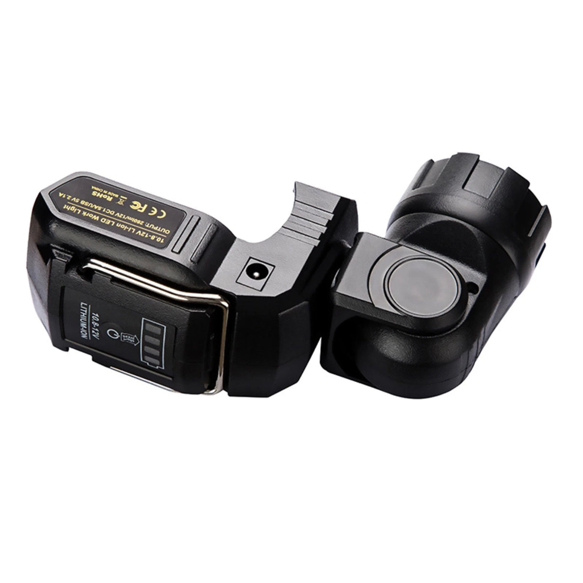 Handheld LED Work Light Flashlight Adapter For DeWalt 12V MAX Li-Ion Battery F