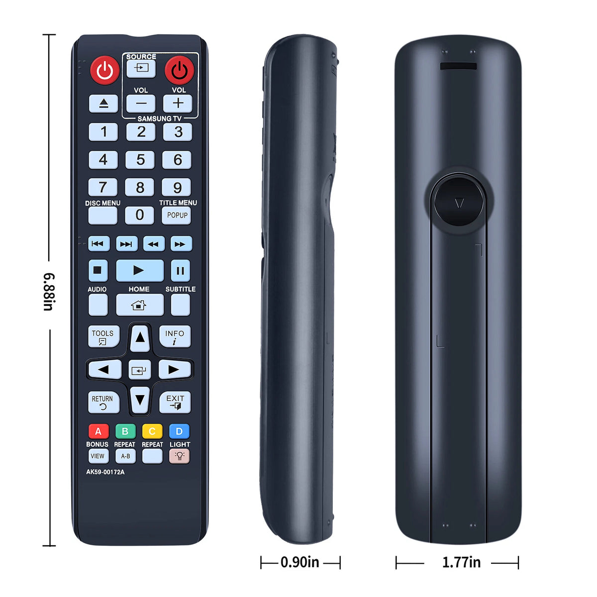 AK59-00172A Remote Control For Samsung DVD Disc Player BD-F5700 BD-J5100