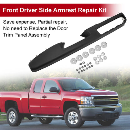 Front Driver Side Door Armrest Repair 80994 for 2010-2014 Tahoe Silverado Black