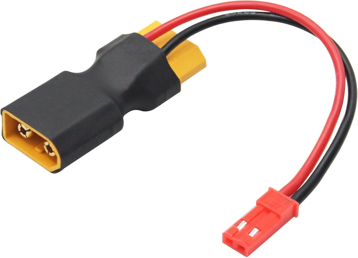 3Pcs XT60 Male to Female Connector Adapter with JST Plug 20awg 8cm...