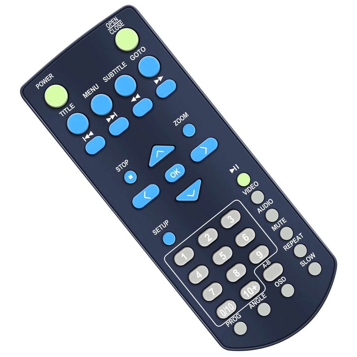 Replacement Remote Control For Capello DVD Player CVD2216 CVD2216BLK