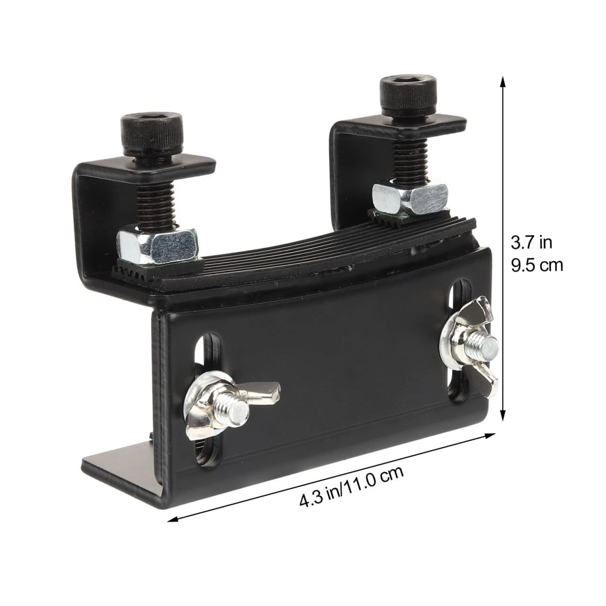 Metal Low Drum Booster - Adjustable Bass Lift for 11x9.5cm, Black