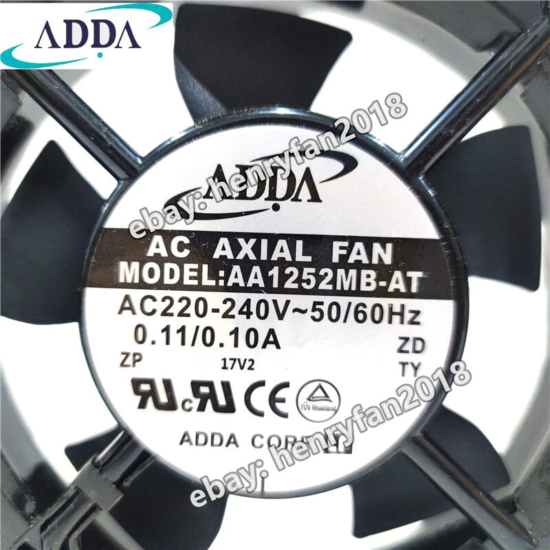 ADDA AA1252MB-AT Axial Fan AC 220-240V 0.11/0.10A 120*120*25mm Cooling Fan 2Pin