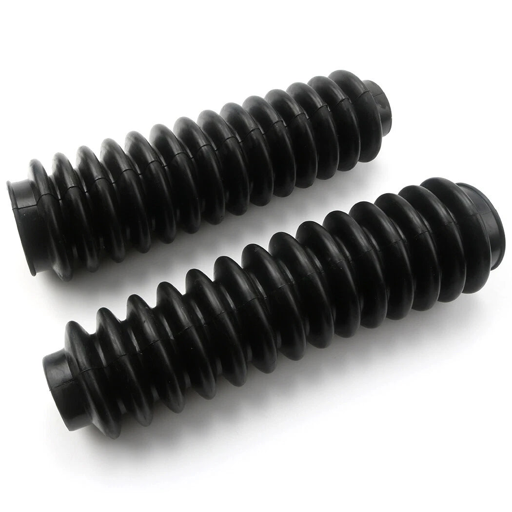 2PCS BLACK FORK BOOTS FOR HONDA ATC 250SX 1985-1987