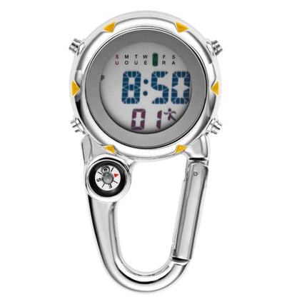 Backpack Clip On Band Carabiner Digital Sports Fob Watch Luminous For Hikers tt
