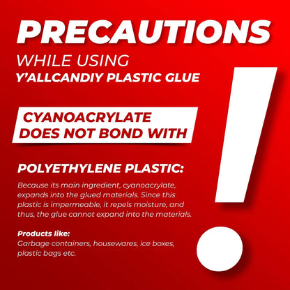 Plastic Glue for Models, Miniatures, Legos, PLA, 3D Printing 1 Pack, Clear