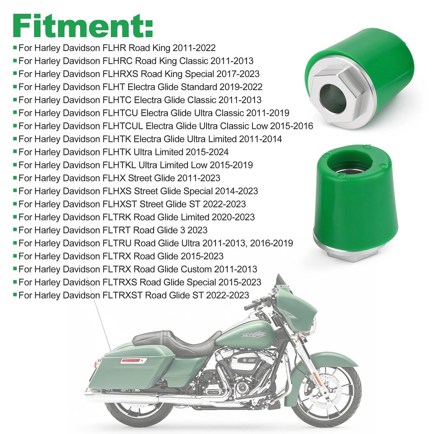 For Harley Davidson 2011-Current Gooden-Tite Swing Arm Reinforcement Bushings