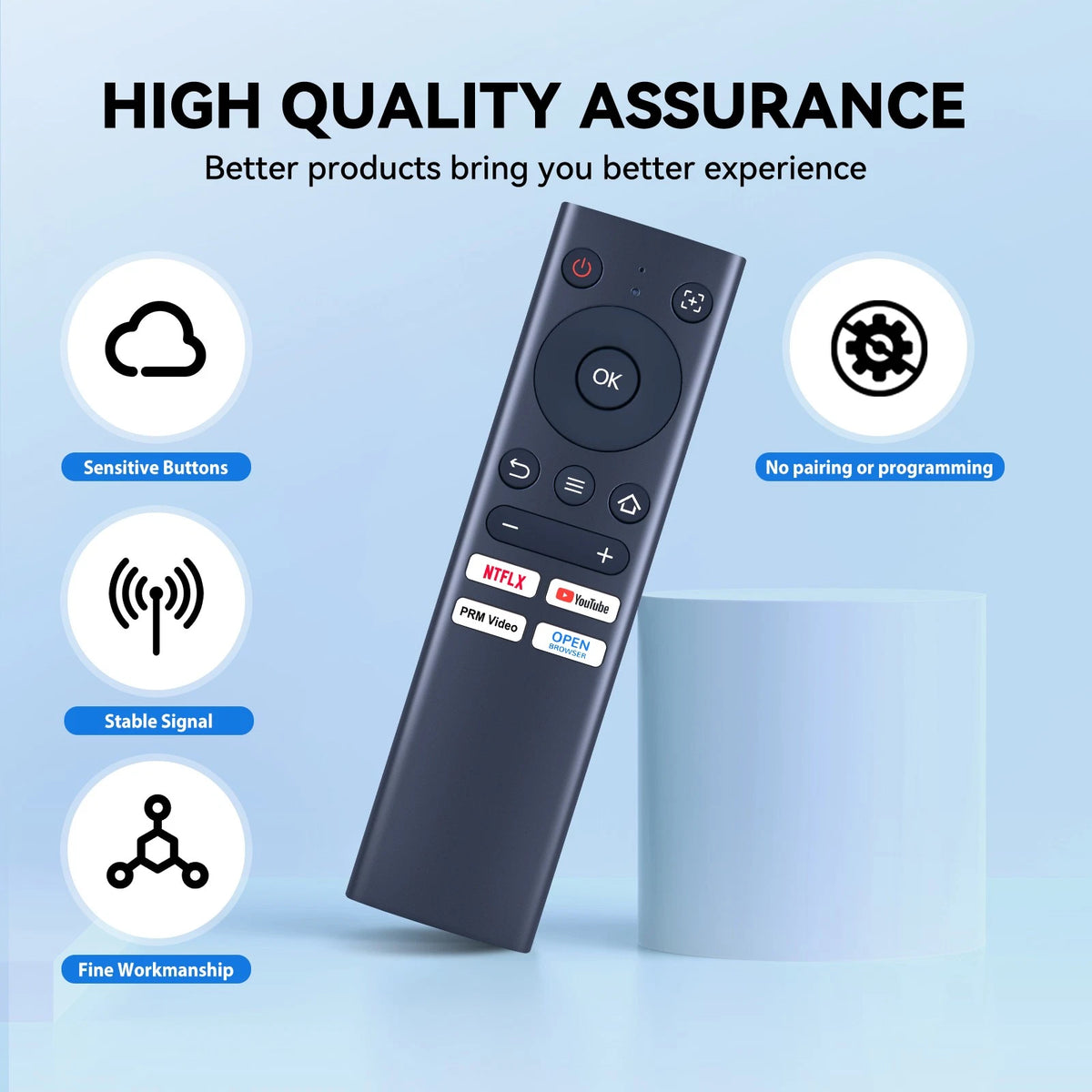 Remote Control For Aurzen EAZZE D1 Smart Projector
