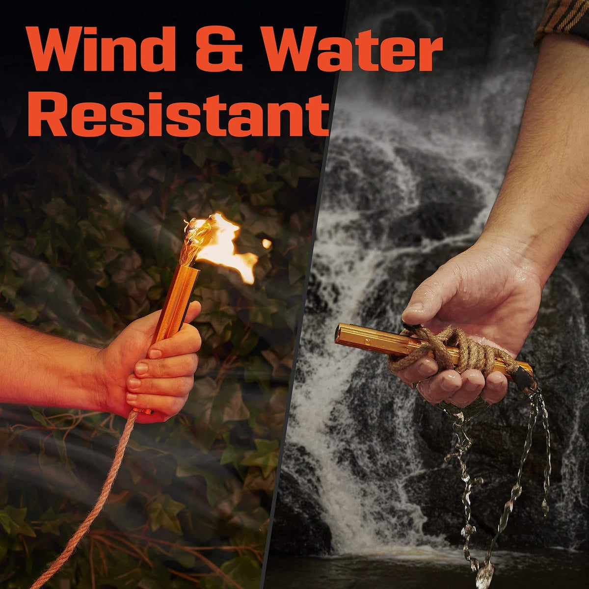 Fire Starter Survival Tool - All-in-One Patented Flint and 6 Inch, 6 Inch