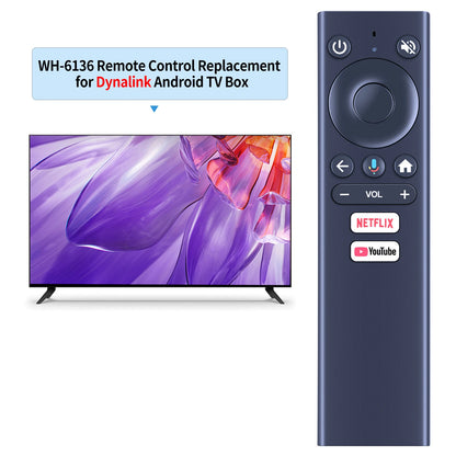 Remote Control For Dynalink Android TV Box Smart Streaming Media Player Voice