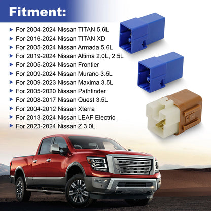 Trailer Hitch Tow Relay Kit For Nissan Armada 2005-2024 Titan 2004-2024