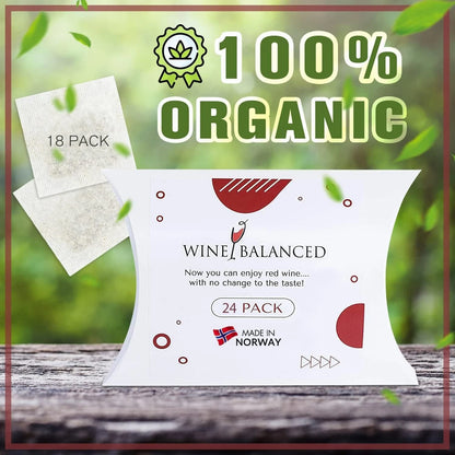 Wine Balanced Norway's Secret Filter | Triple Award-Winner | No 24 Pack