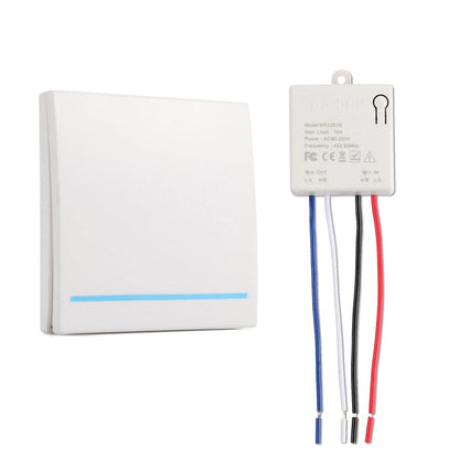 Wireless Switch 433mhz Receiver Module AC 90V~250V 10A 25m Strong Rf Signal