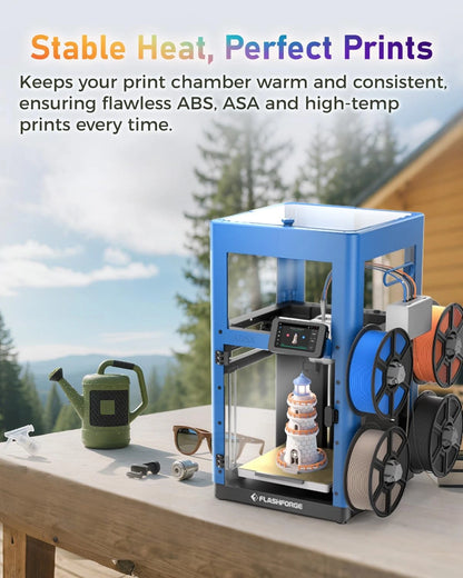 FLASHFORGE AD5X Enclosure Kit, DIY Colors & Style, Optimized Design, blue