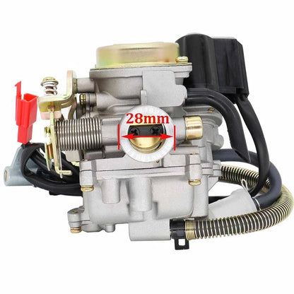 GY6 50CC 49CC Carburetor with Air Filter Intake Manifold Replacement for...