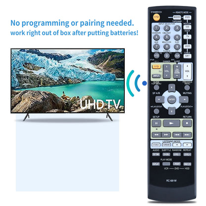 RC-681M For Onkyo AV Receiver Remote Control HT-R508 TX-SR575 TX-SR8550