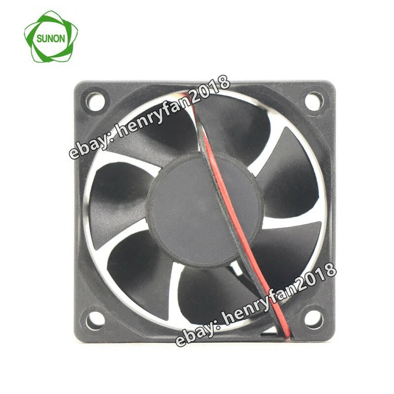 For SUNON Fan KDE1206PTV3 DC 12V 0.7W 60*60*25MM 2-Pin Slient CPU Cooling Fan