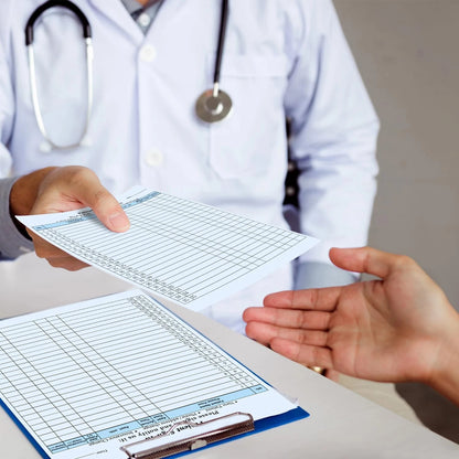 125 Patient Sign in Sheets, HIPAA Compliant, Peel Off Adhesive Labels...