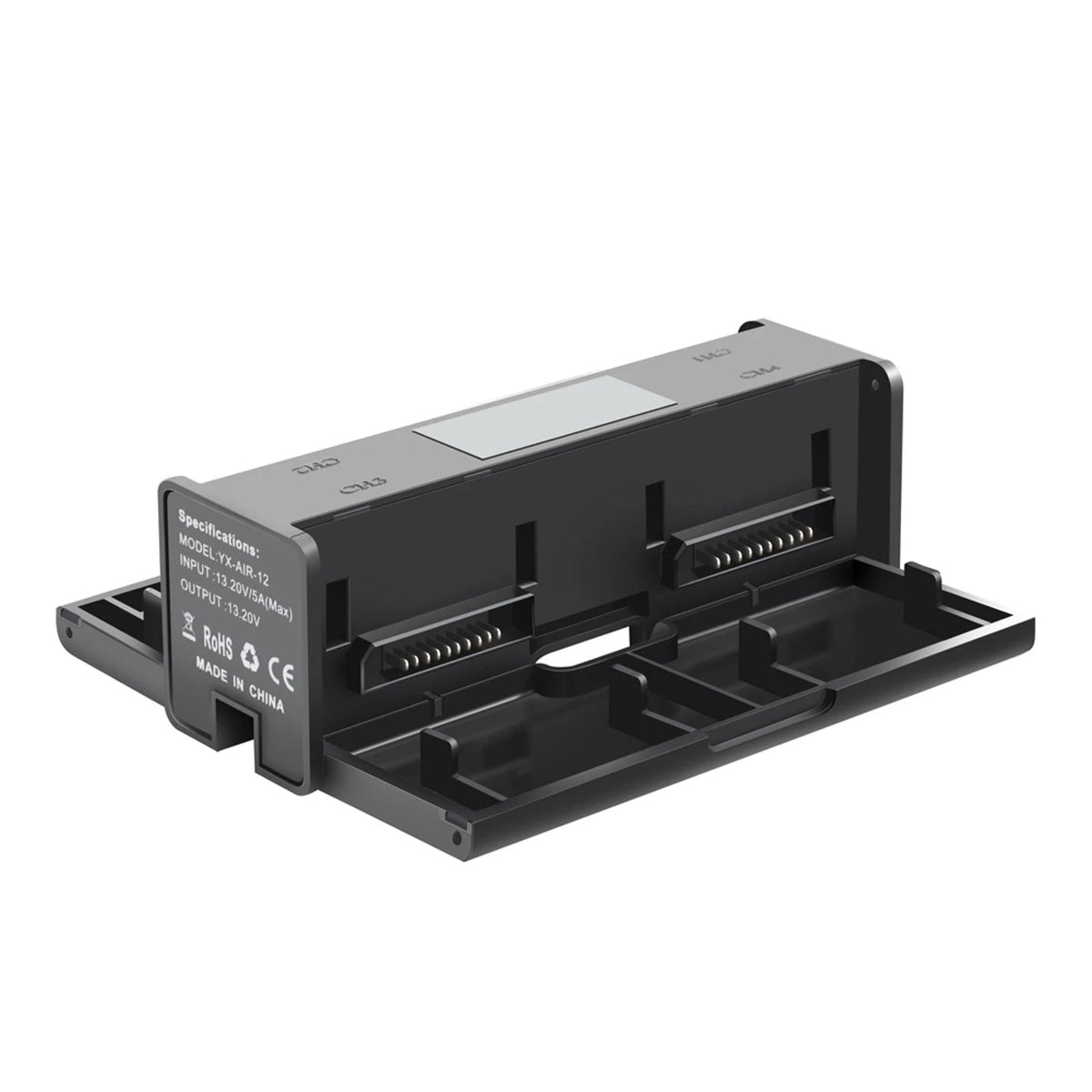 4 Battery Ports LED Display Charger Charging Hub For DJI Mavic Air 2 Drone e
