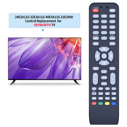 Replacement Remote Control For Skyworth LCD LED Android TV 24E3A11G 32E3A11G