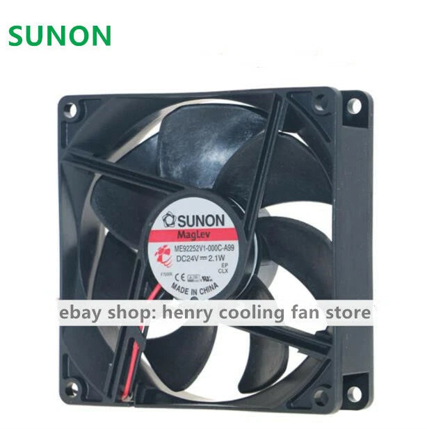 SUNON ME92252V1-000C-A99 Axial Fan DC 24V 2.1W 92*92*25mm Inovance inverter fan