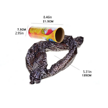 Kid Funny Hallowen Magic Snack Chips Can Flexible Spring Fake Snake Trick Joke