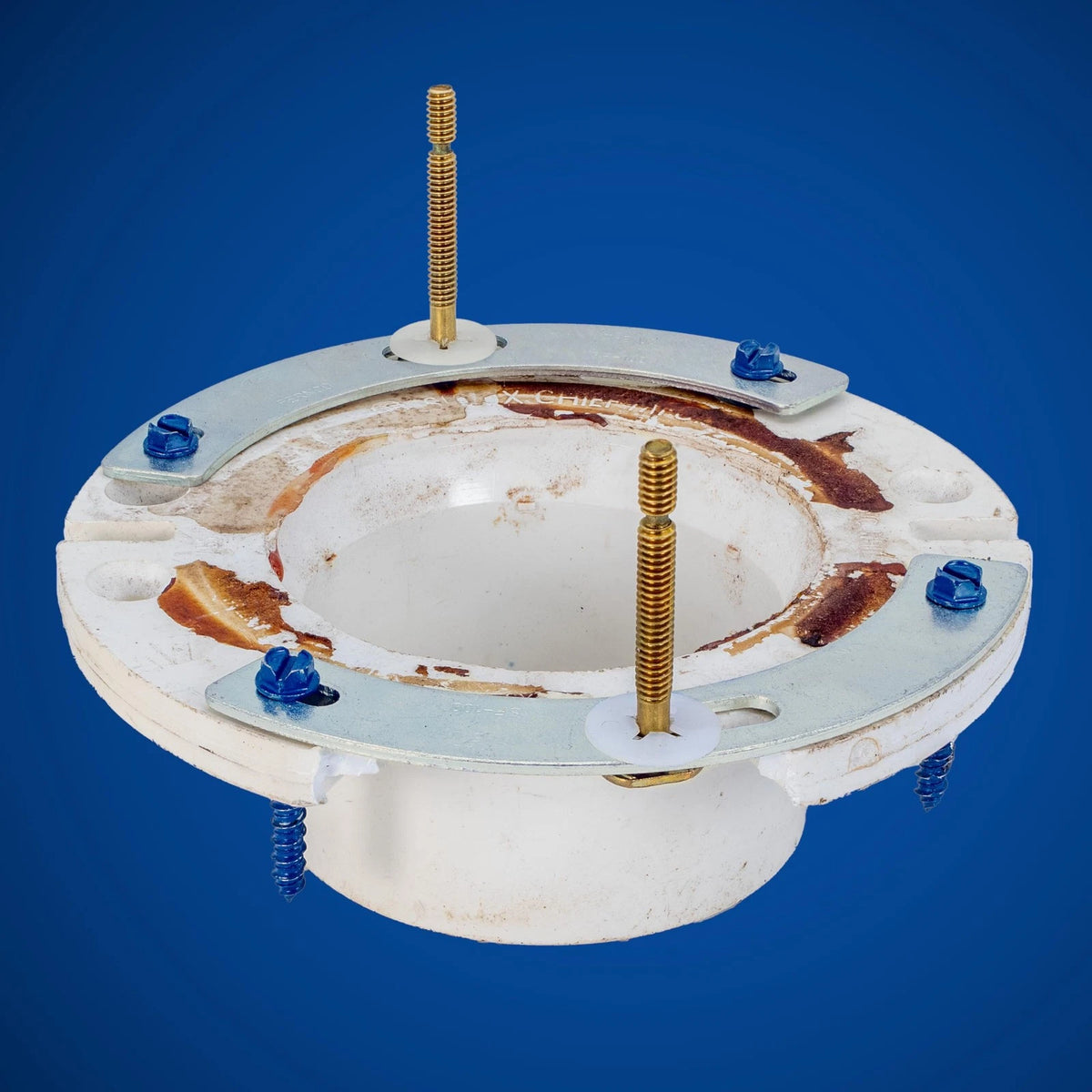 Fernco Fix-A-Flange Complete Toilet Flange Repair Kit, Universal Water Silver