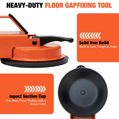 Floor Gap Fixer Tool for Floating Floors, Dual Suction Cup Flooring Repair...