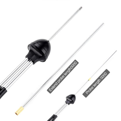 Lamoutor 2Pcs Automotive Mechanic Stethoscope Engine Tool Black